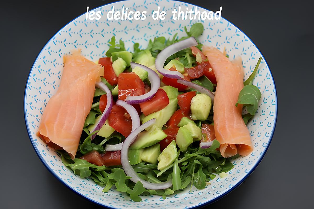 recette salade de saumon tex mex