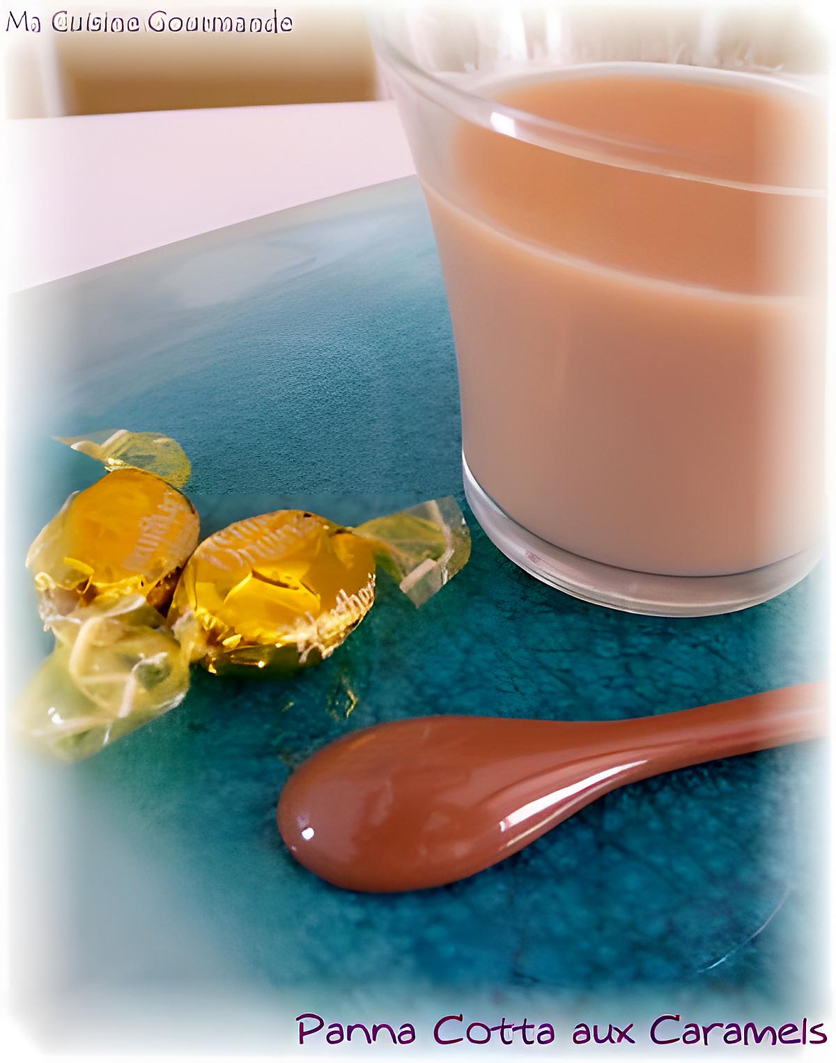 recette Panna Cotta aux Caramels