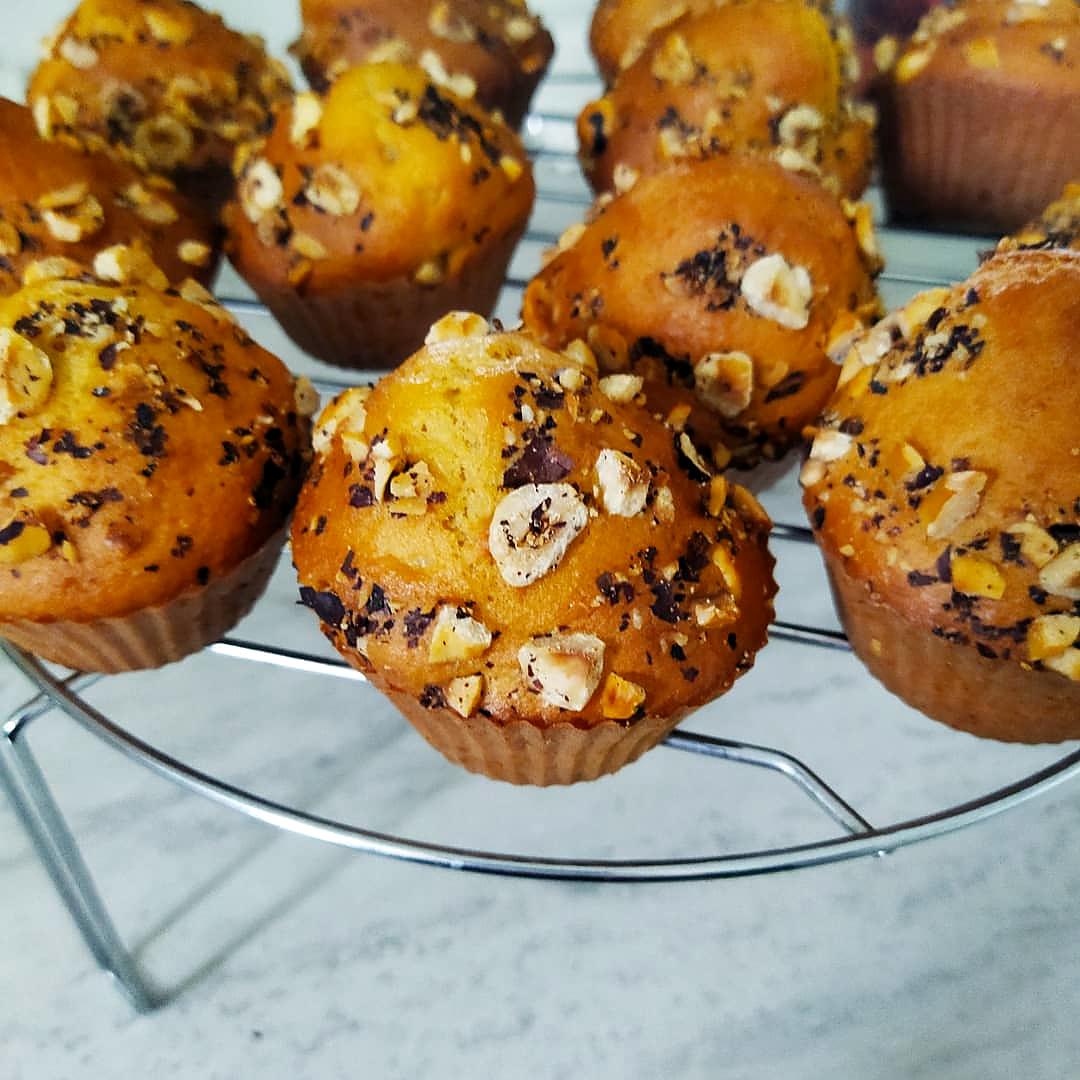 recette Muffins sans beurre à la pâte à tartiner