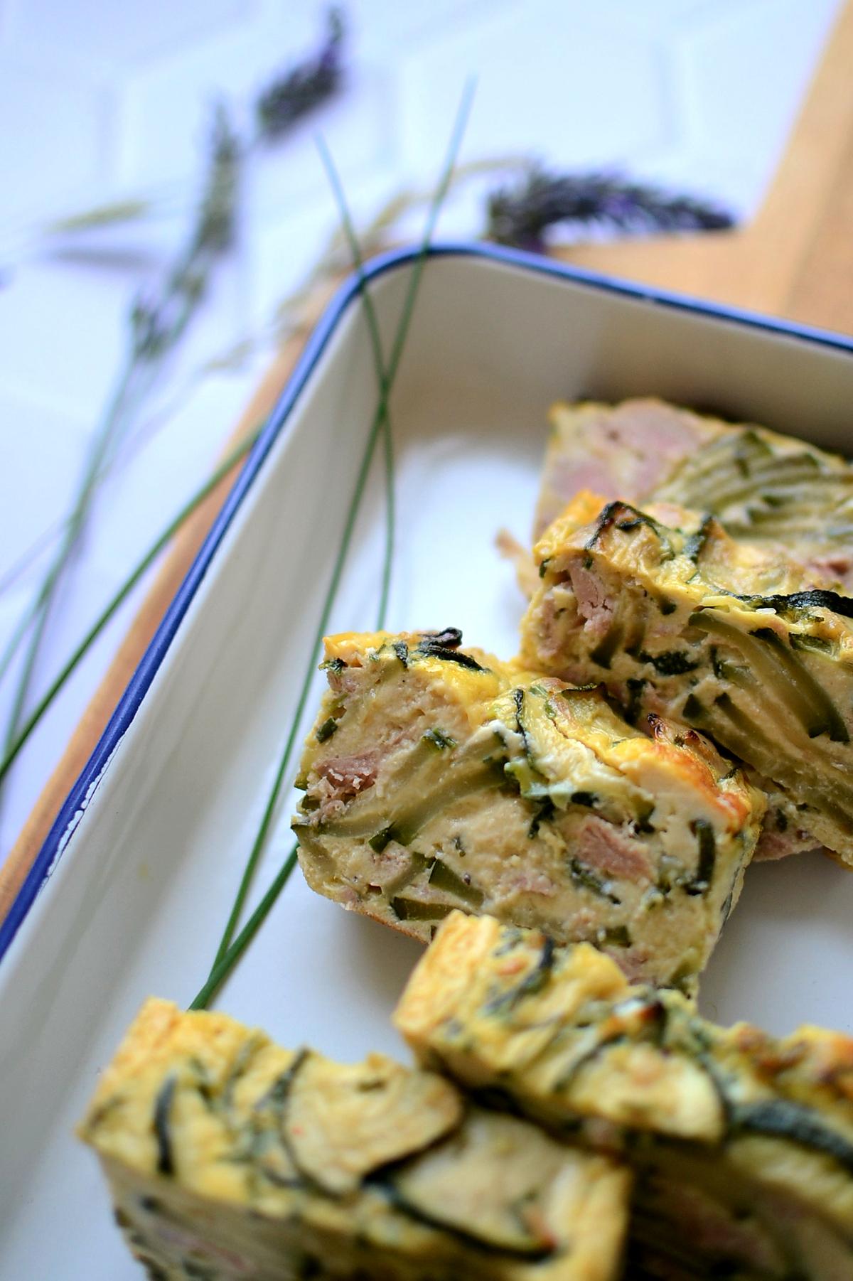 recette Terrine courgette thon