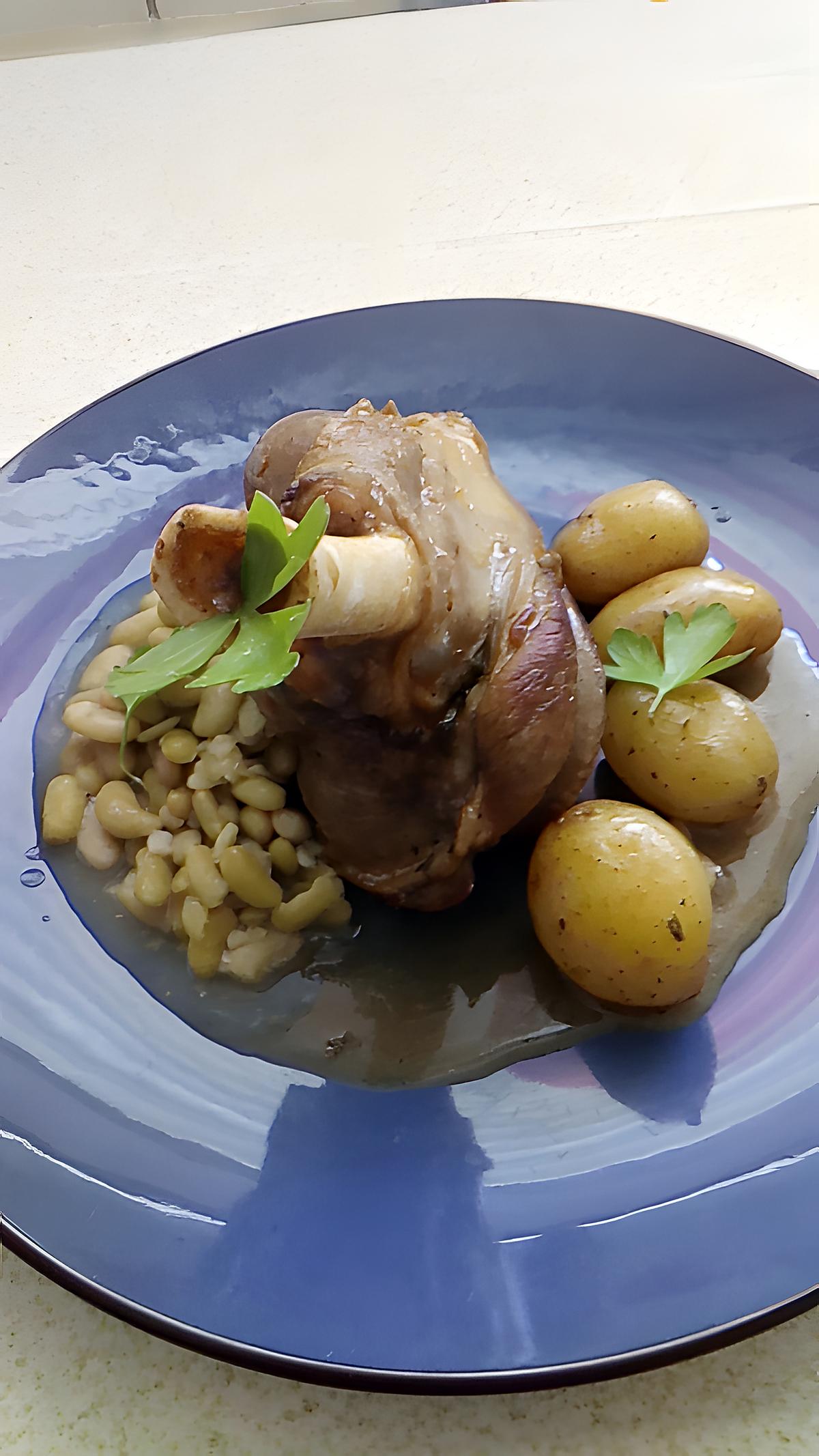 recette souris d'agneau et pommes de terre grenaille au cookéo