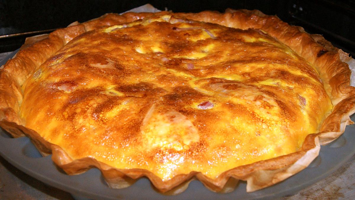 recette Tarte au Maroilles et lardons fumés