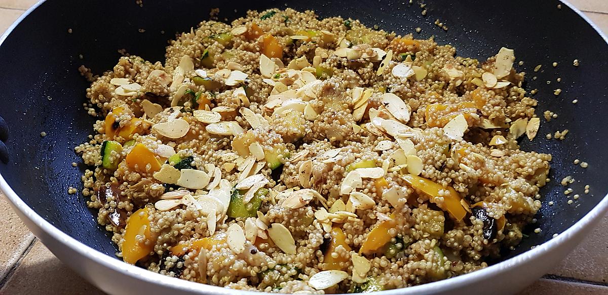 recette Quinoa aux légumes et au curcuma