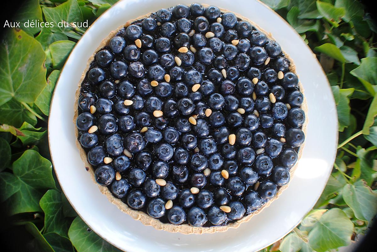 recette Tarte aux myrtilles .