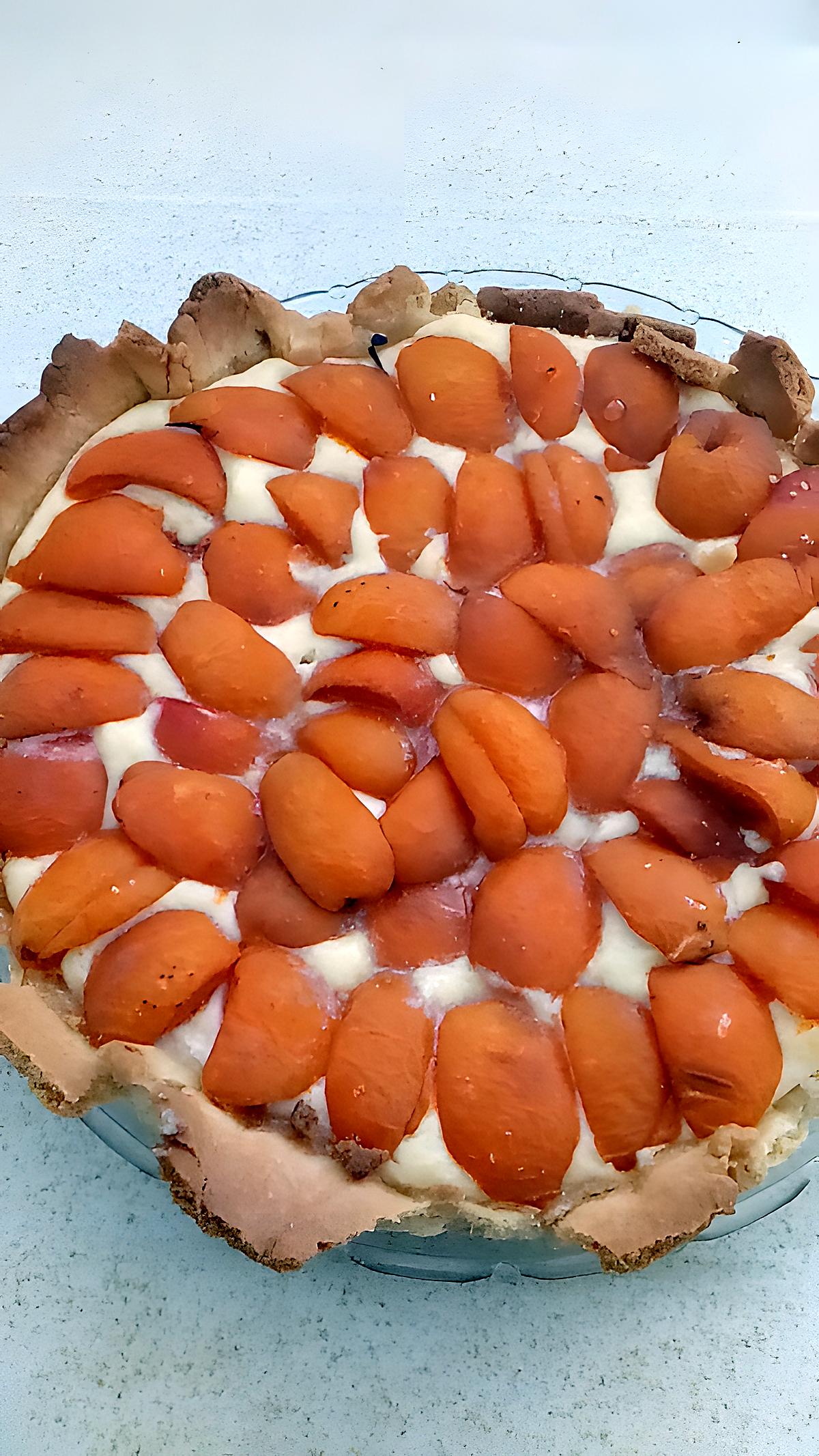 recette tarte abricot a la créme ricotta miel