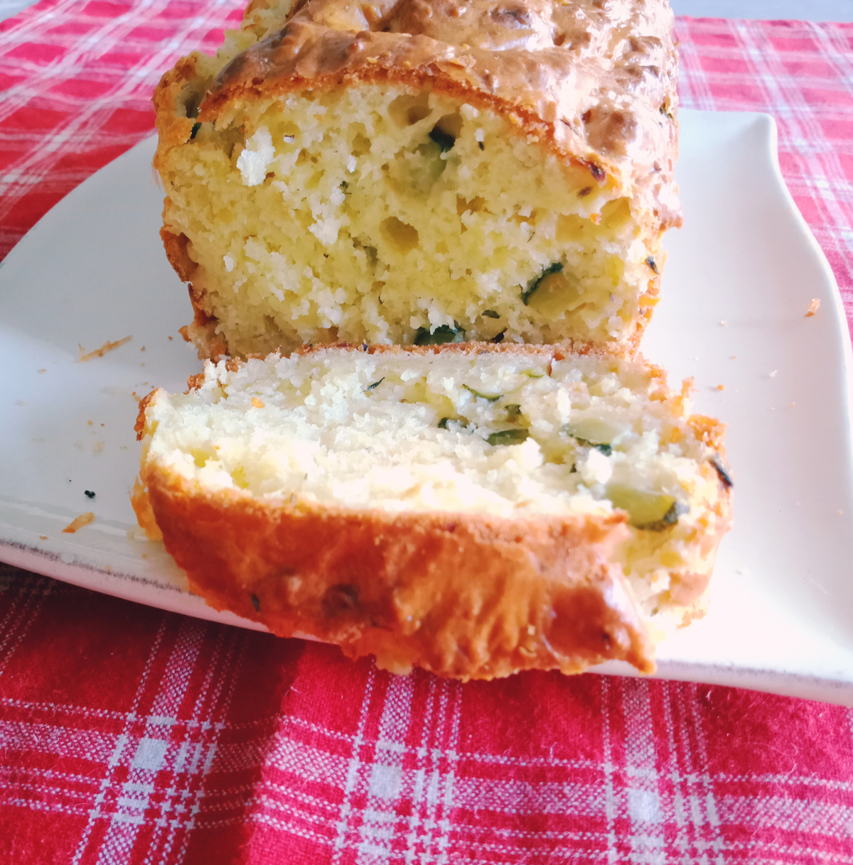 recette Cake salé courgette/chèvre