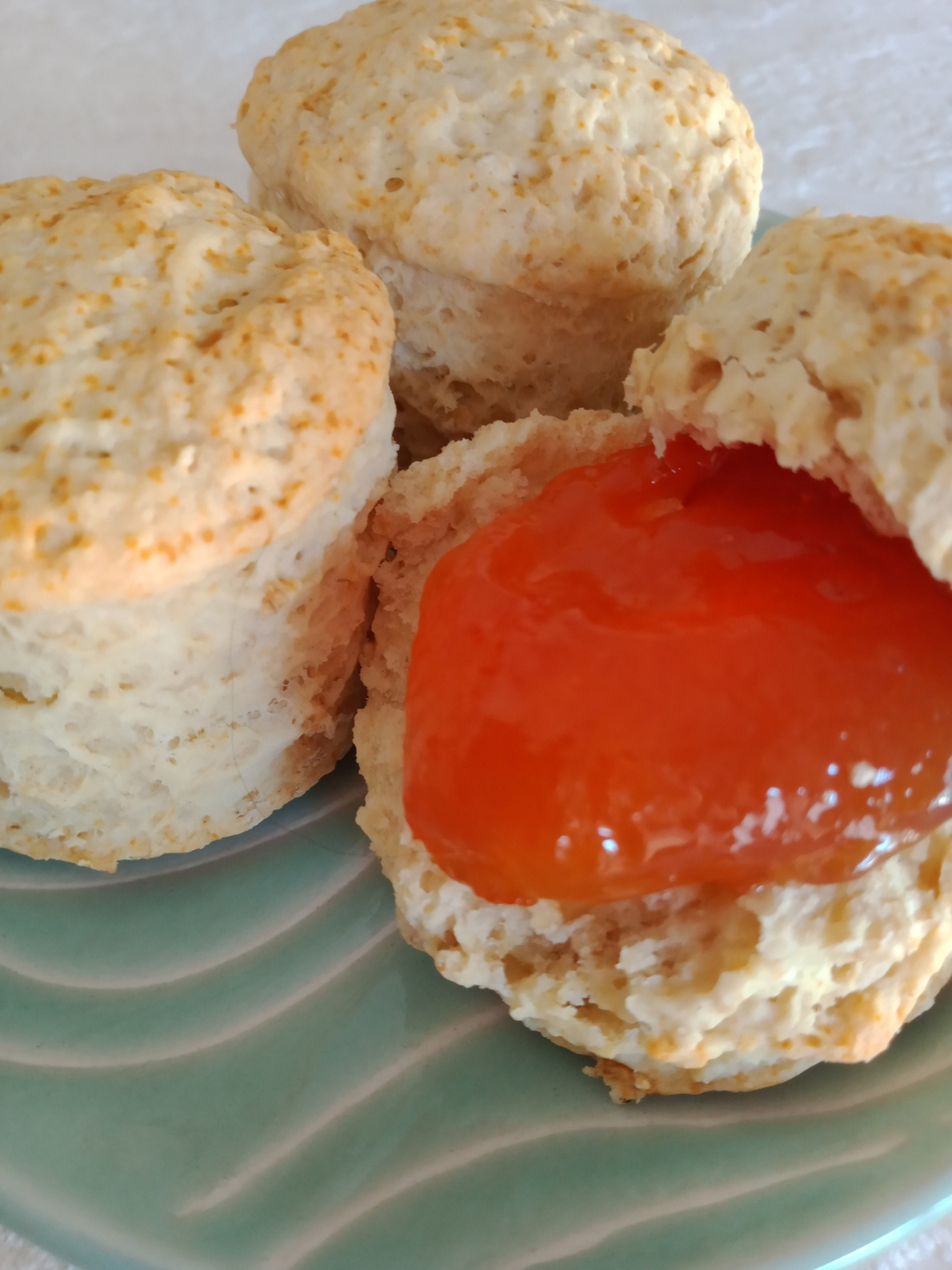 recette Mini scones aux flocons d'avoine