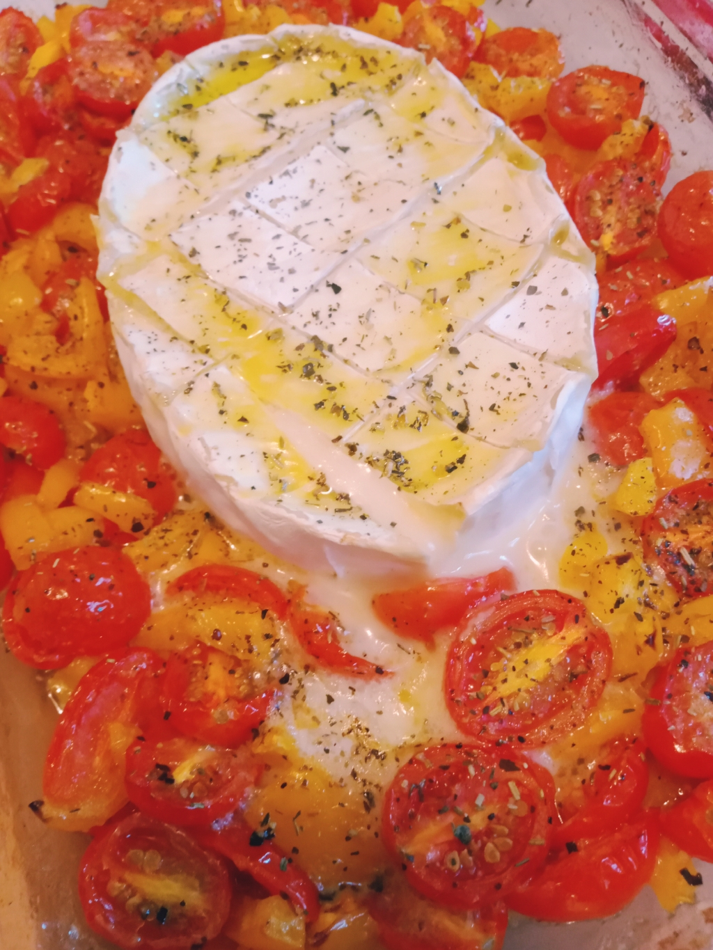 recette Fromage et petits légumes au four