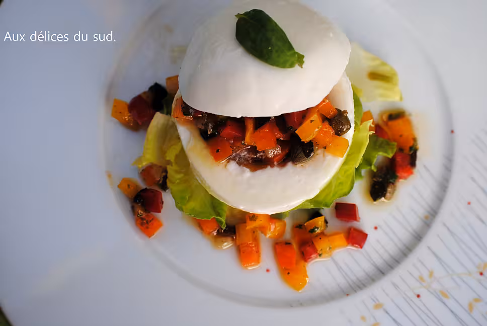 recette Mozzarella farcie .