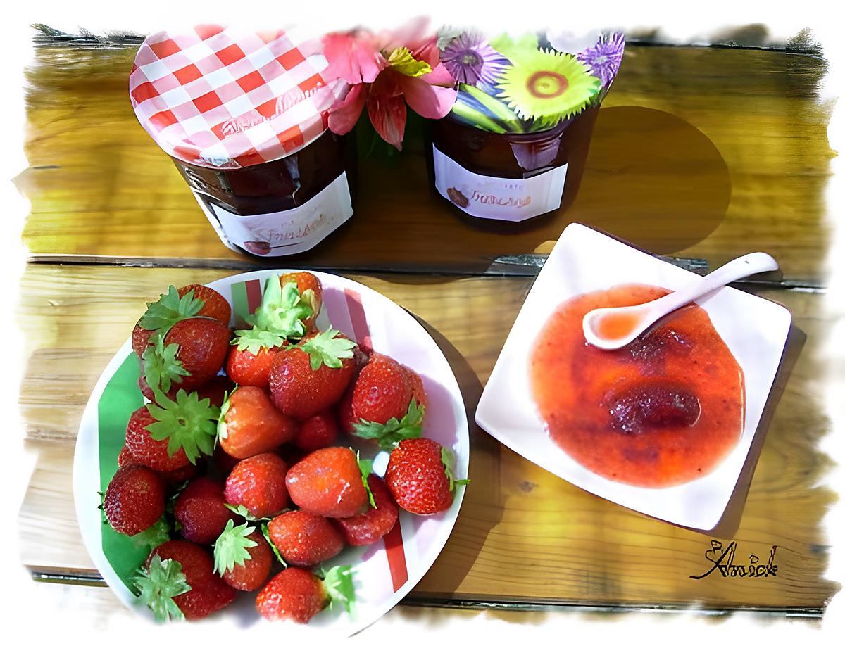 recette confiture de fraises