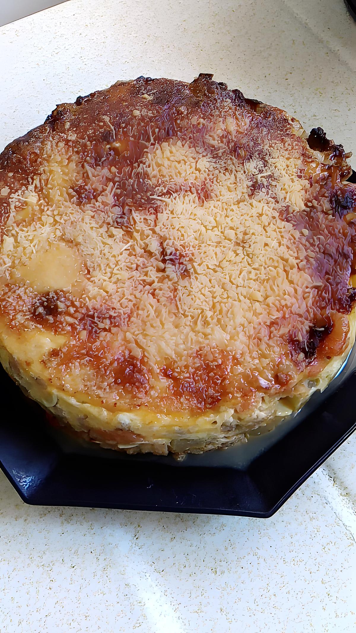 recette gratin courgette tomate boeuf au parmesan