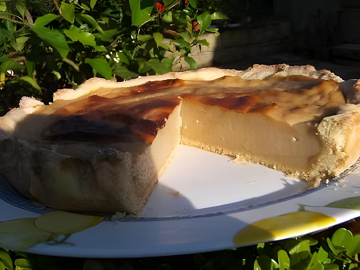 recette Flan sur pâte sablée à la réglisse