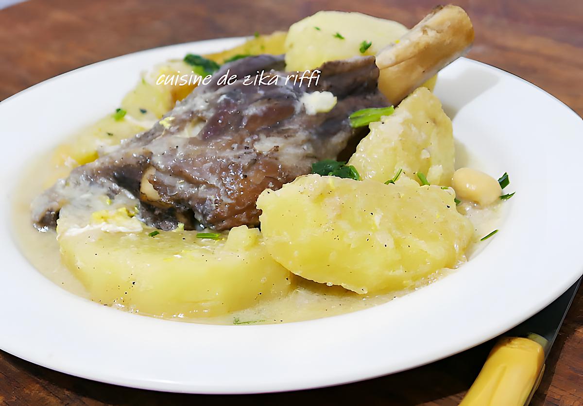 recette BARANIA BATATA- BATATA BEIDA A LA SOURIS D'AGNEAU-TERROIR BÔNOIS- CUISINE ALGERIENNE