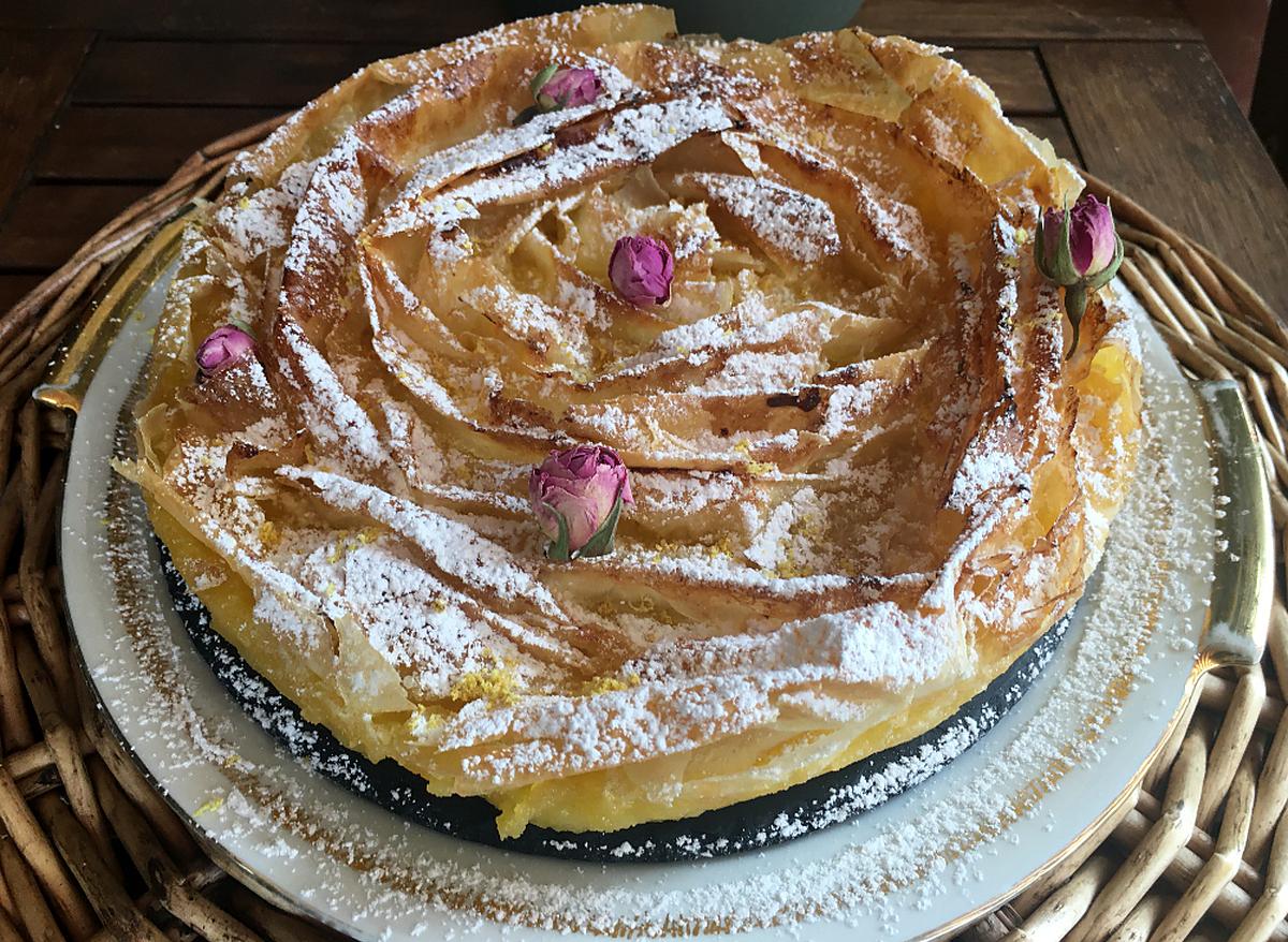 recette Tarte aux citron à la pâte filo