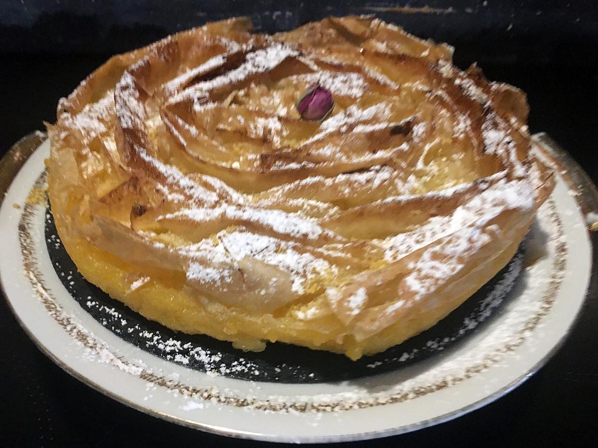 recette Tarte aux citron à la pâte filo