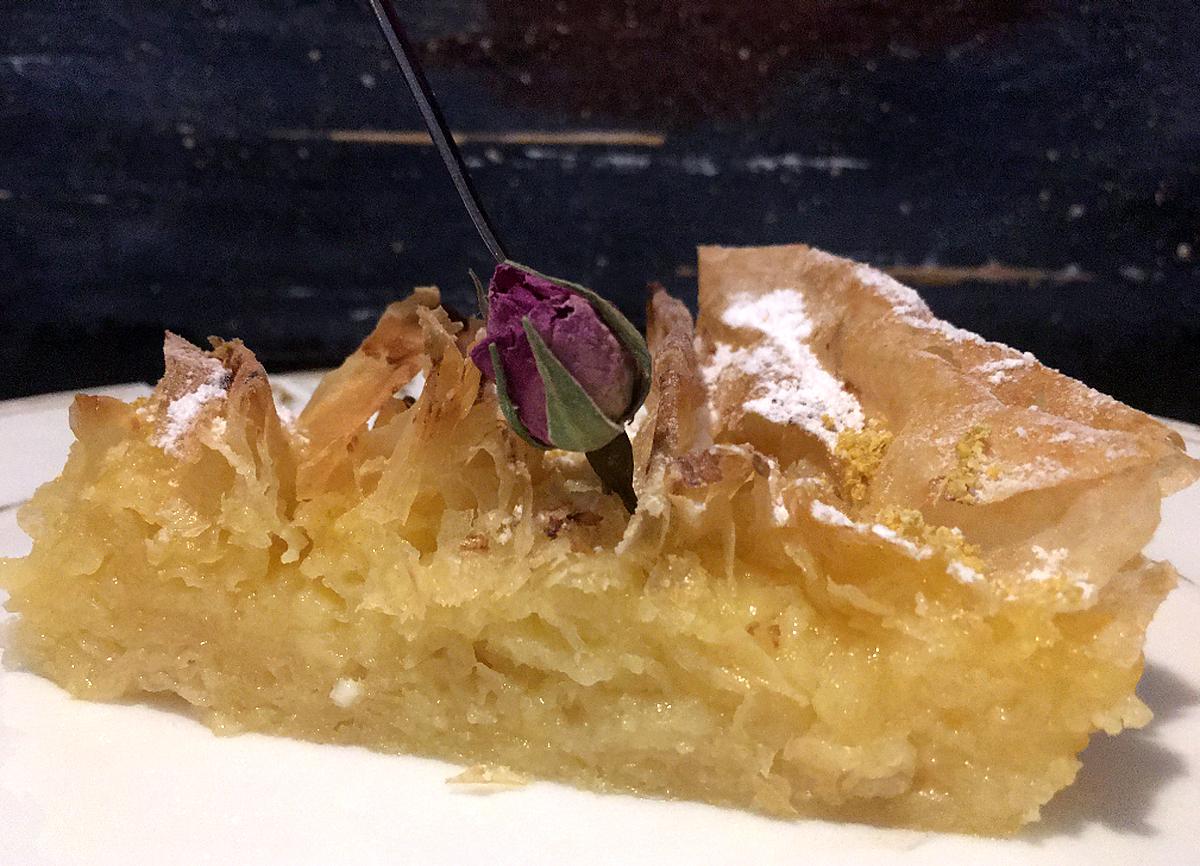 recette Tarte aux citron à la pâte filo