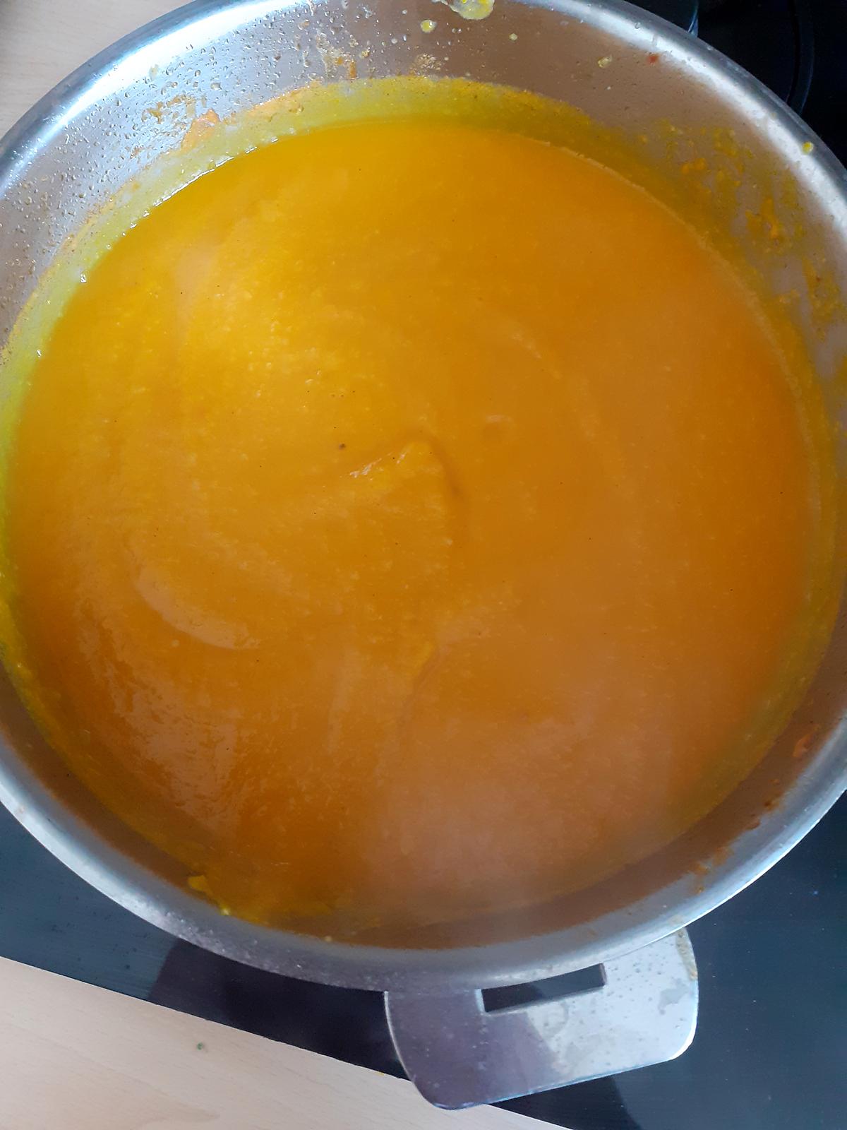 recette Soupe potimarron et coing