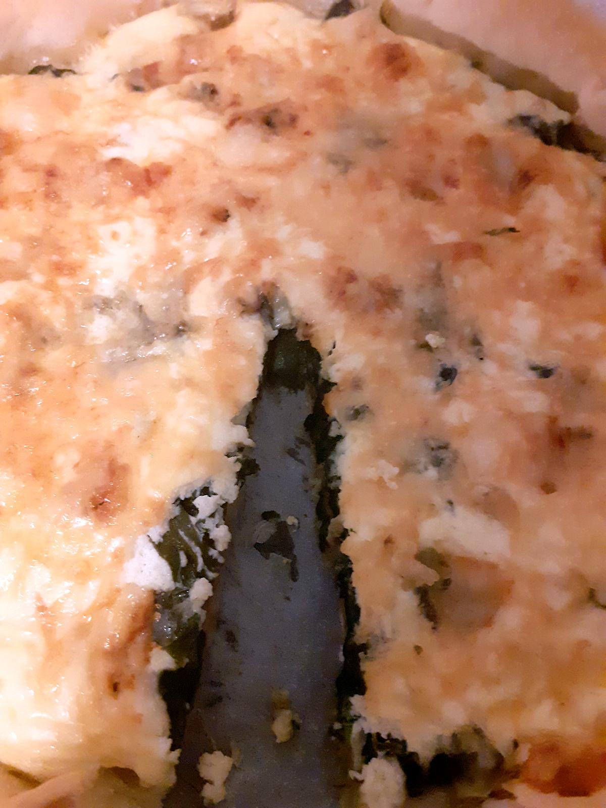 recette Quiche épinard et bleu d'Auvergne