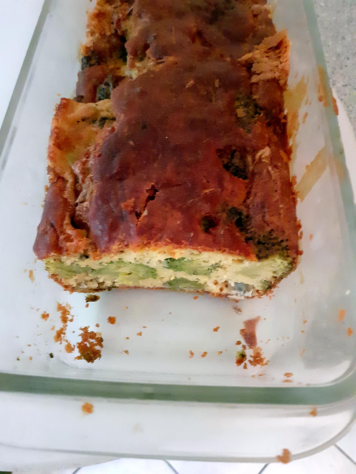recette Cake brocoli et roquefort