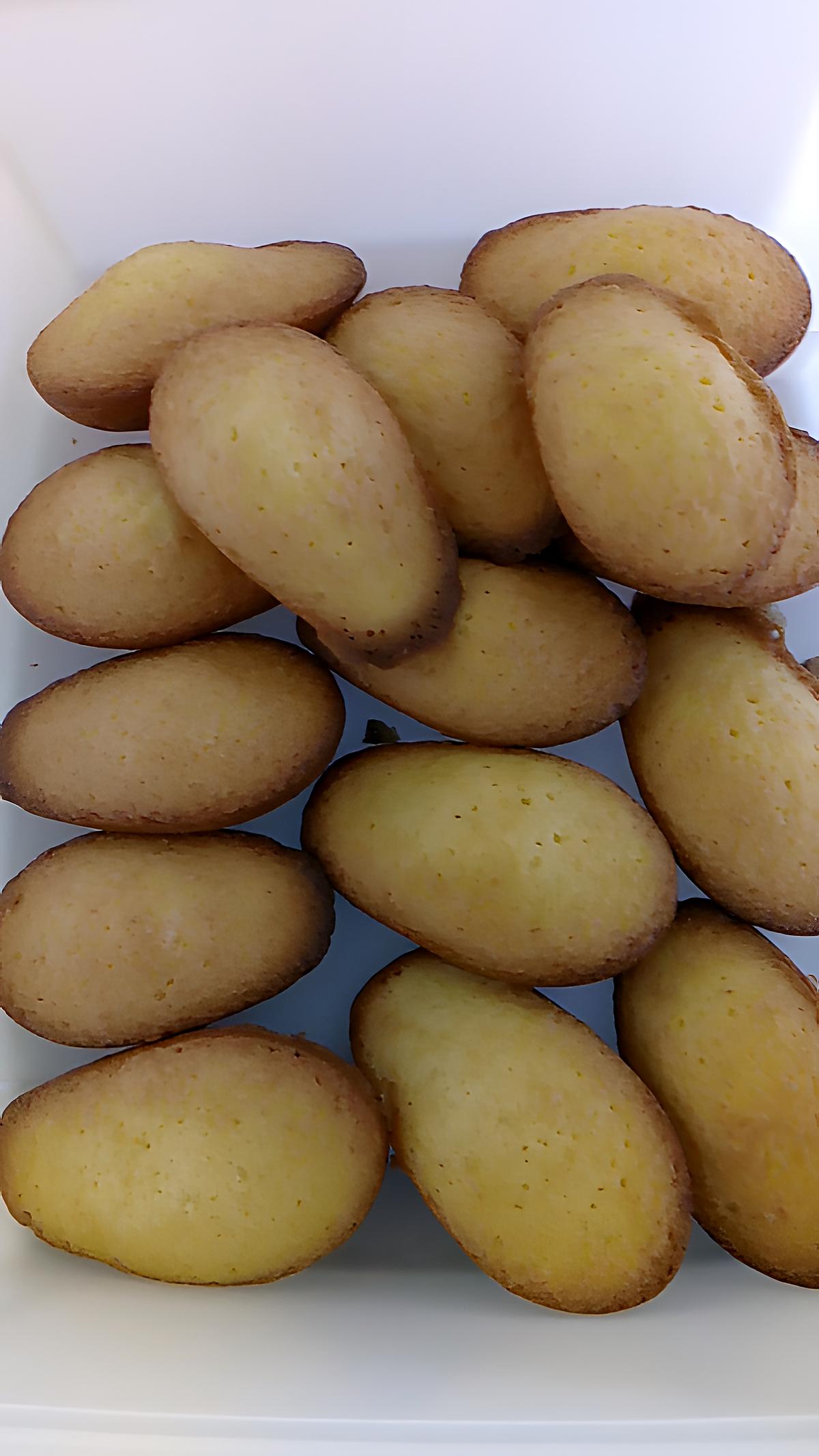 recette madeleines a la noisette au cake factory