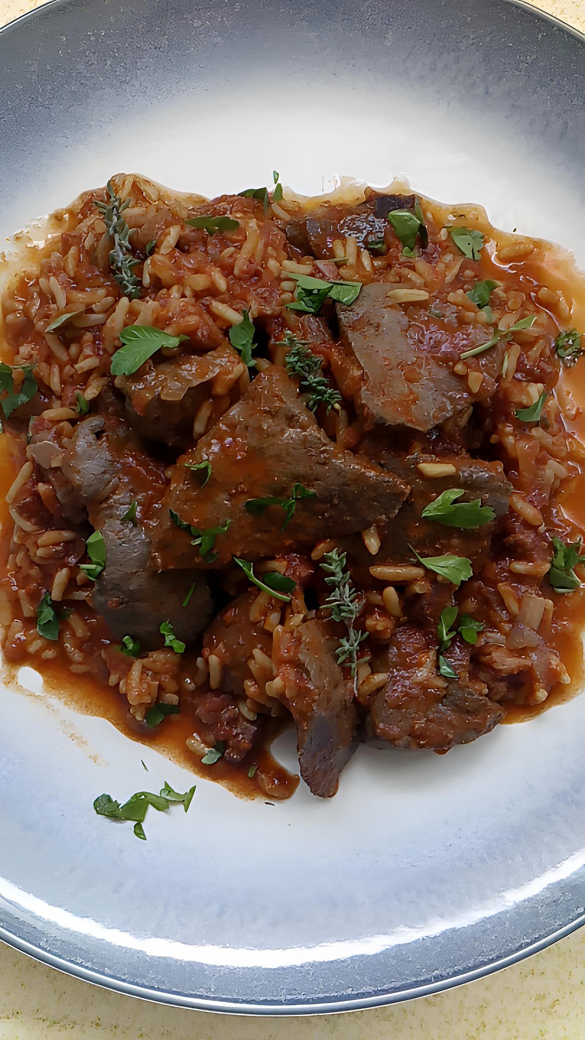 recette fricassée de foie de veau a la tomate au cookéo