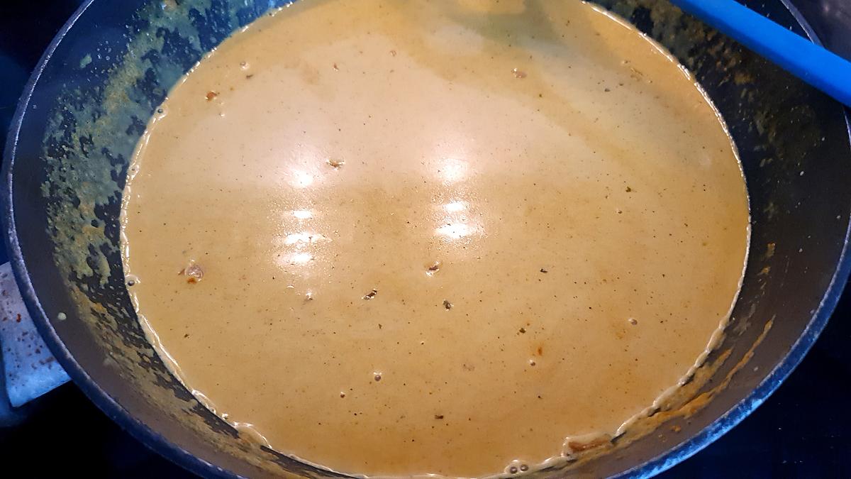 recette Pavé de Saumon à la sauce curry