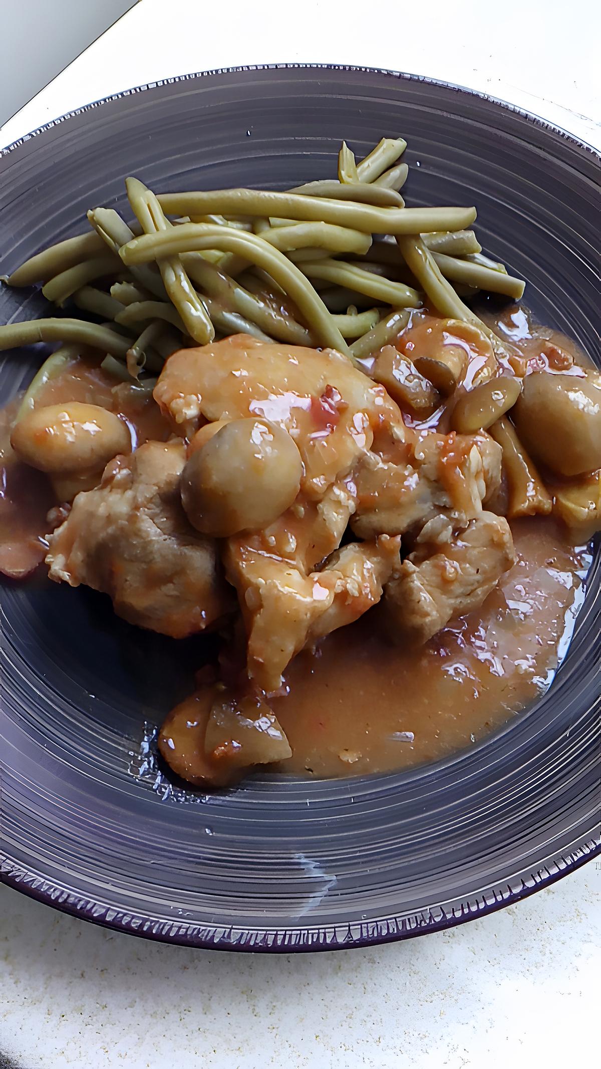 recette sauté de veau tomate curry au cookéo