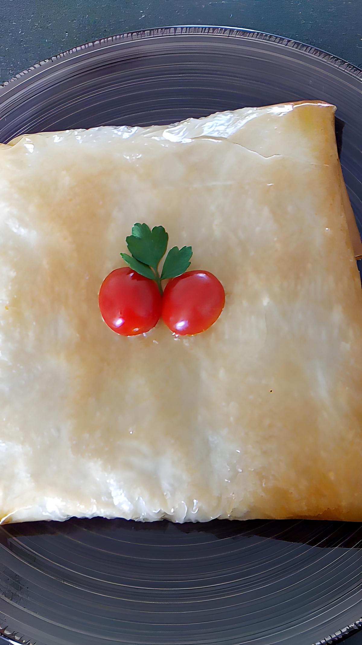 recette croustillant au thon mascarpone tomate