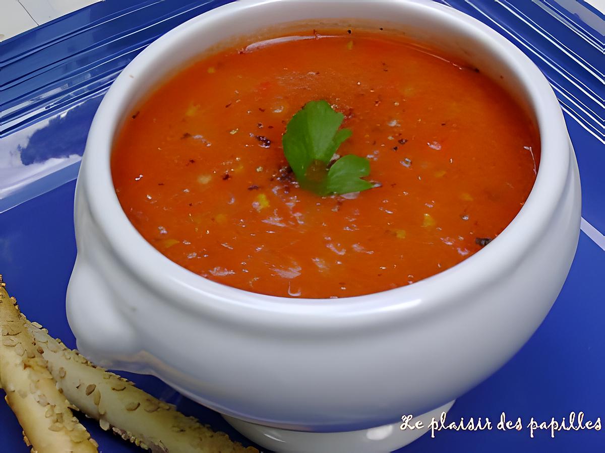 recette ~Crème de tomate maison~ 