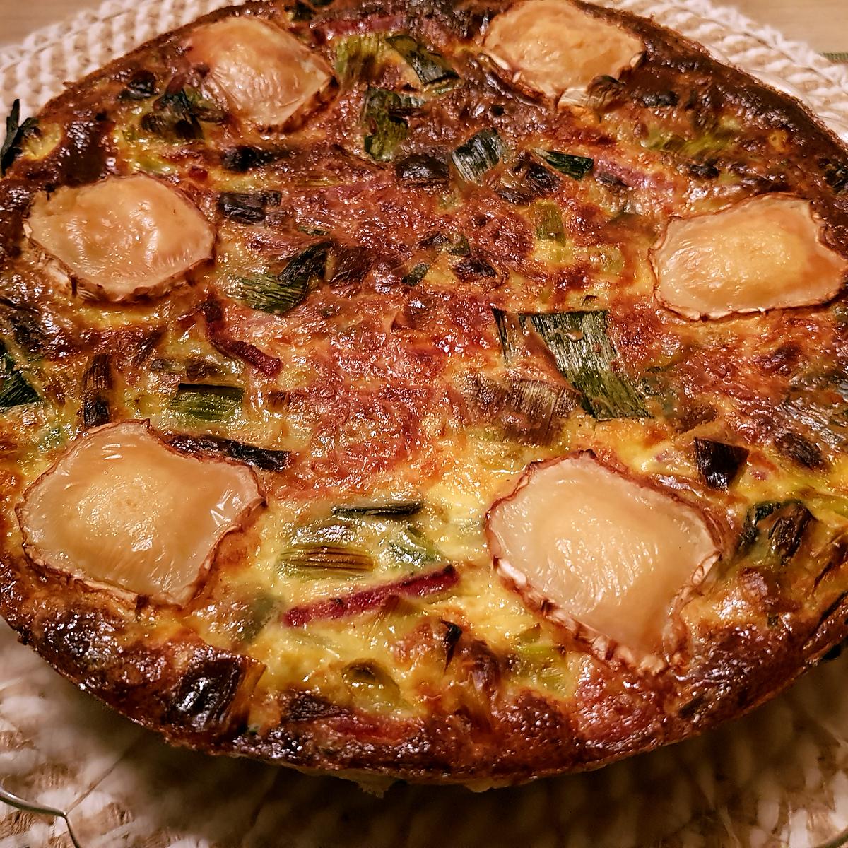 recette Clafouti aux poireaux