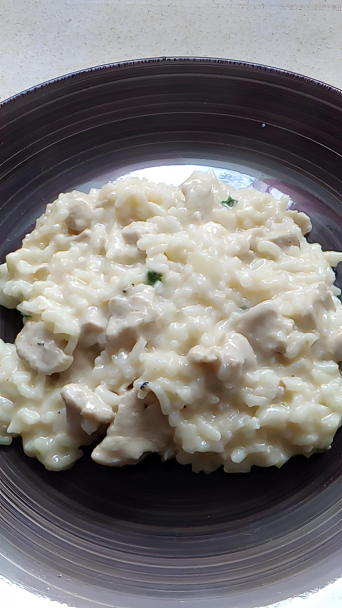 recette risotto au poulet au cookéo