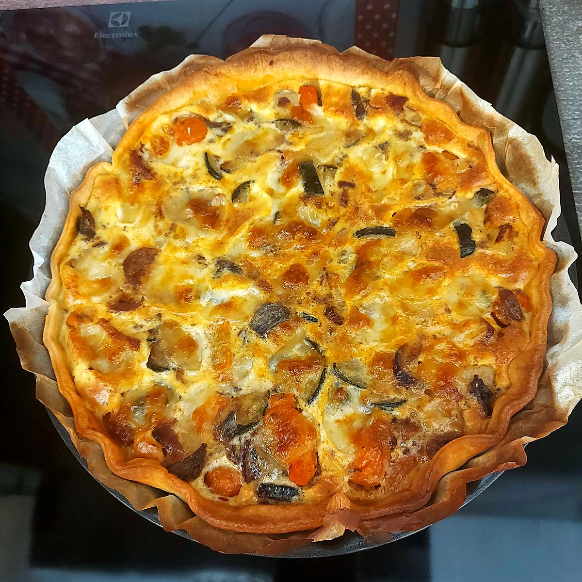 recette Quiche aux légumes de pot au feu à ma façon