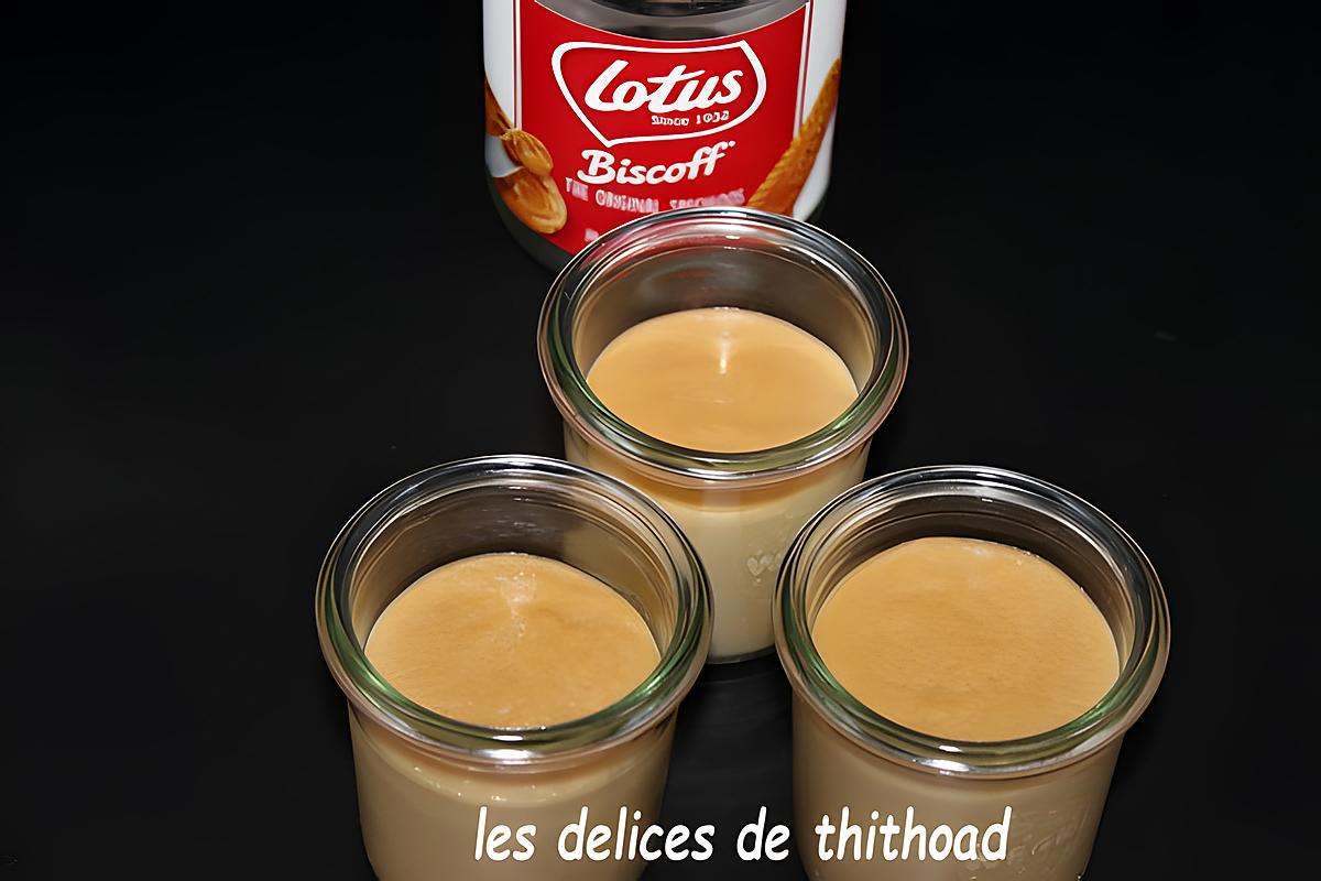 recette crèmes de spéculoos