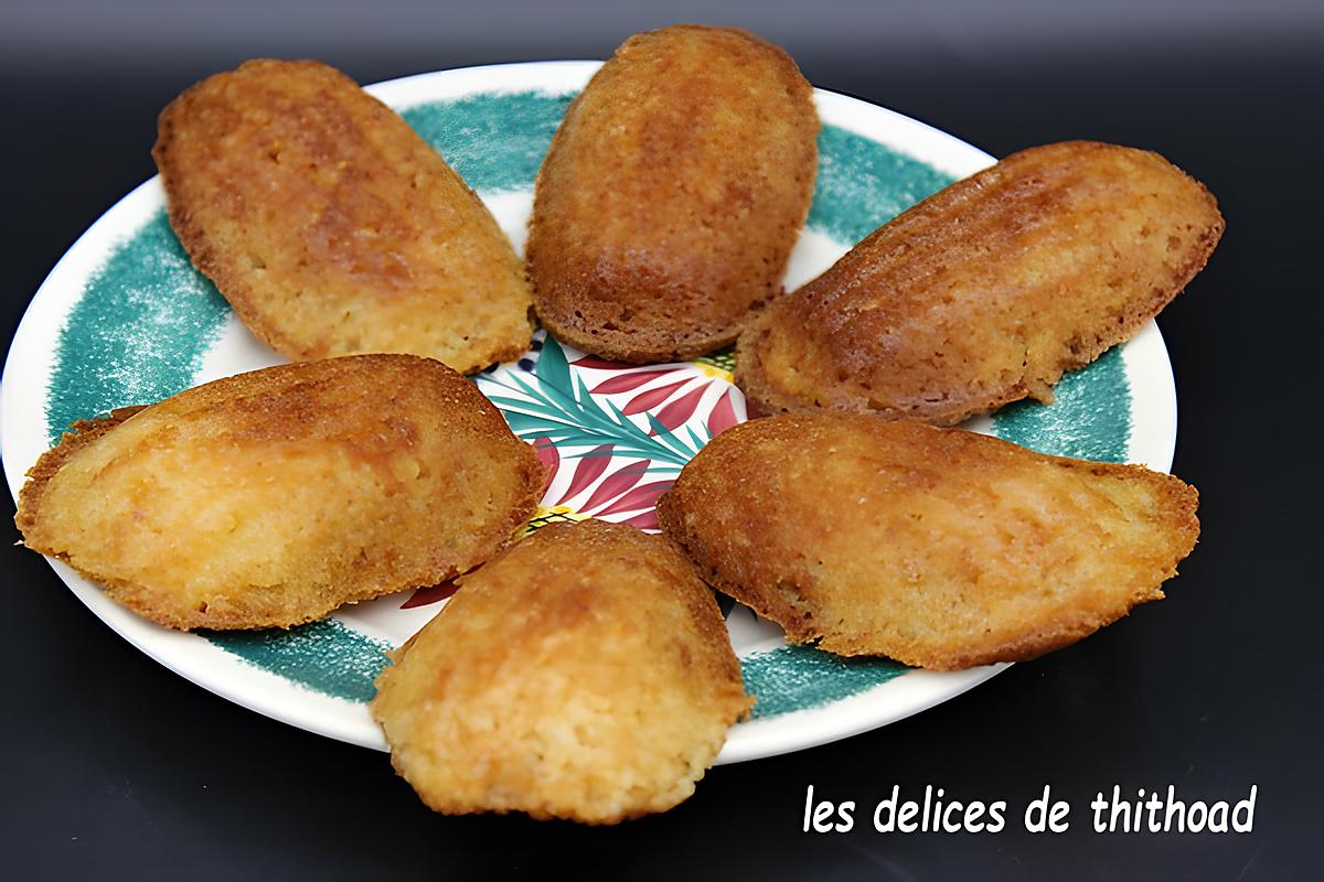 recette madeleines aux blancs d'oeufs