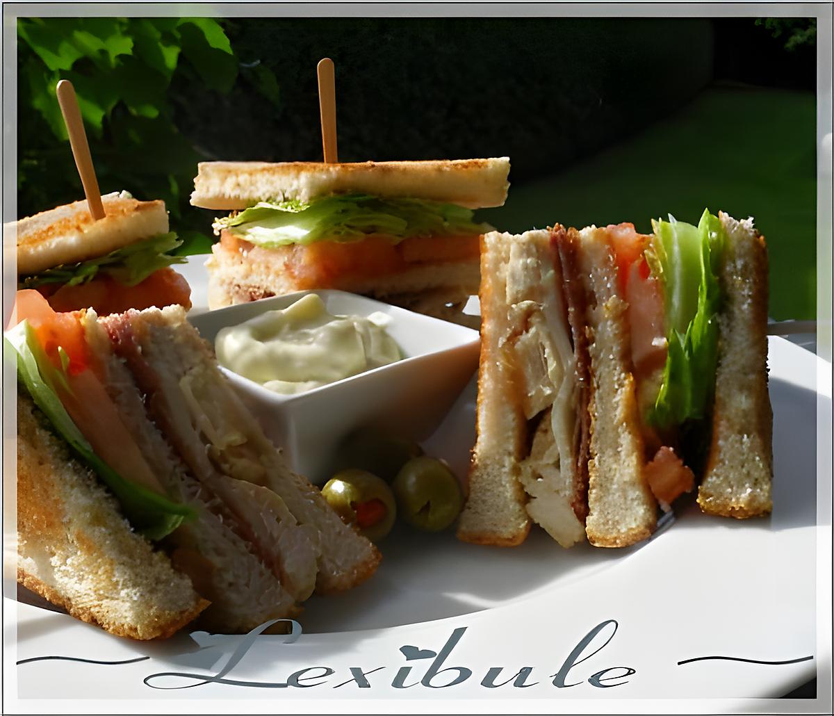 recette Club sandwich au poulet et prosciutto