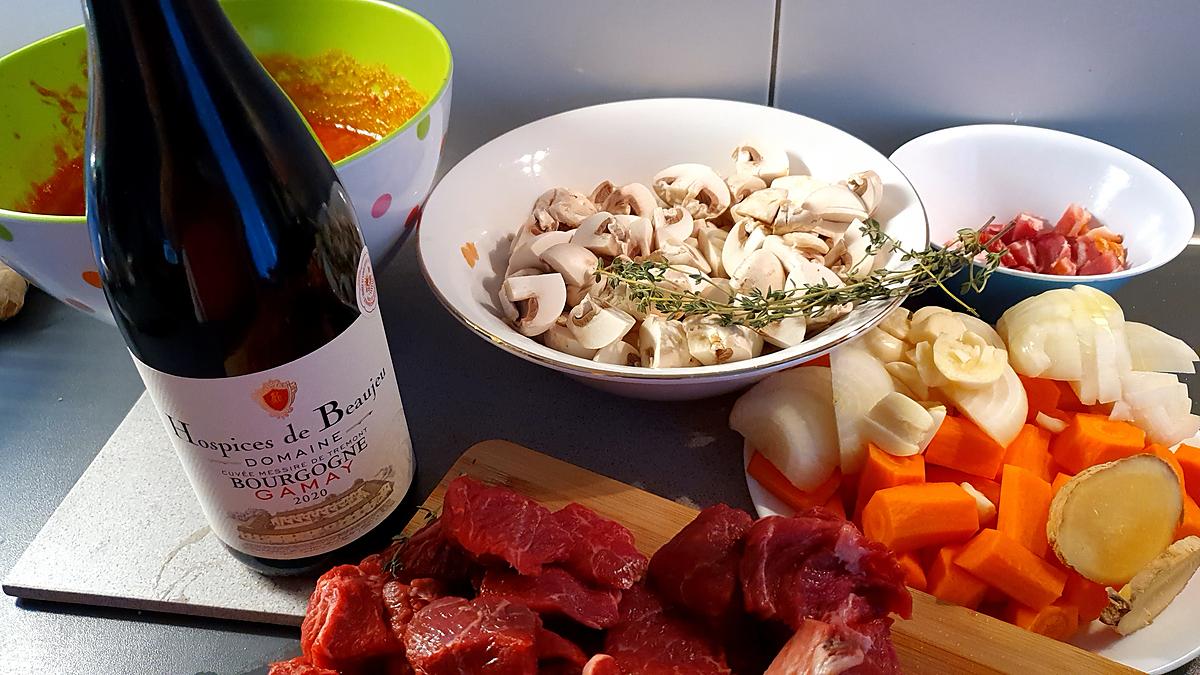 recette Recette Boeuf Bourguignon Sans Marinade