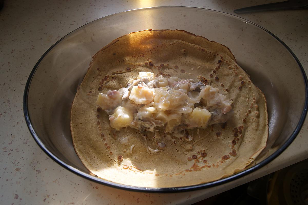 recette Roulé de galette bretonne