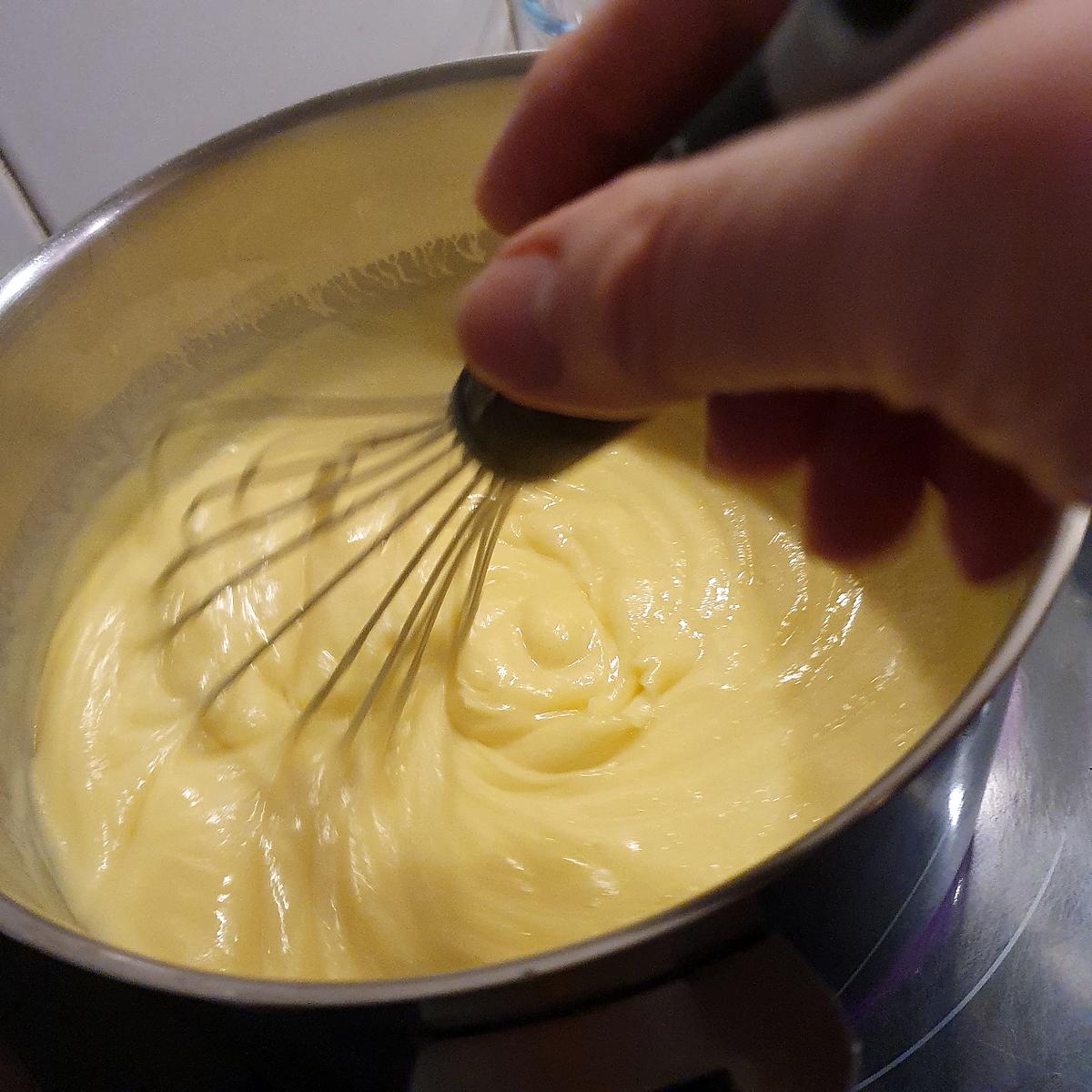 recette Crème à l'ananas meringuée