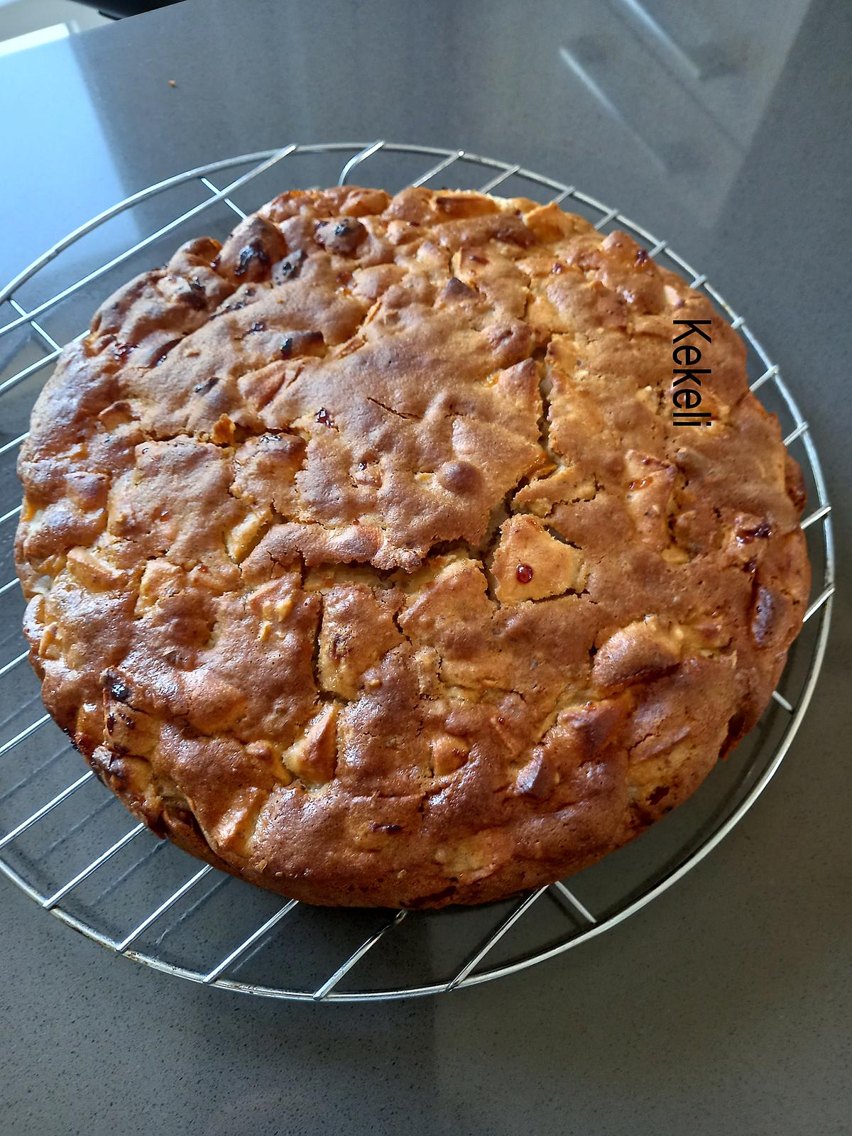 recette Gâteau pommes noix cannelle