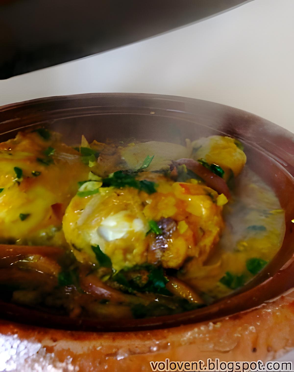 recette Tajine de poulet au citron confit