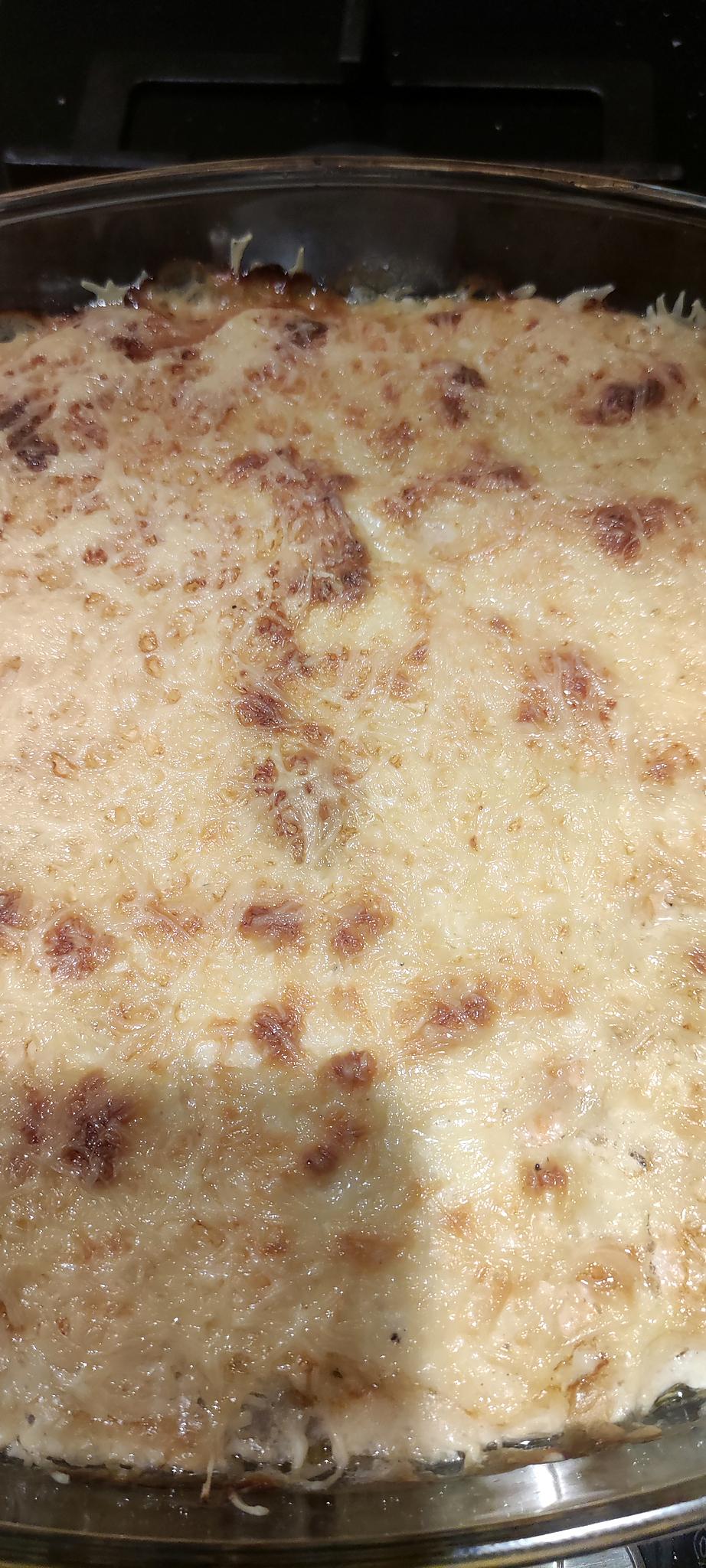 recette Gratin de poireaux au saumon