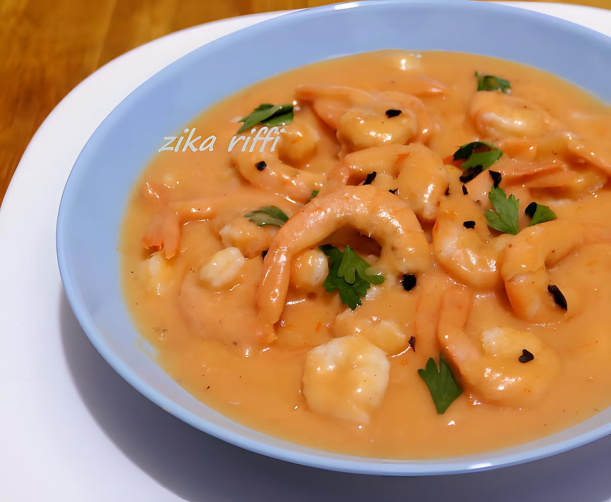 recette Curry de Crevettes Lait de Coco- Tomate- Citron et Piment d'Espelette