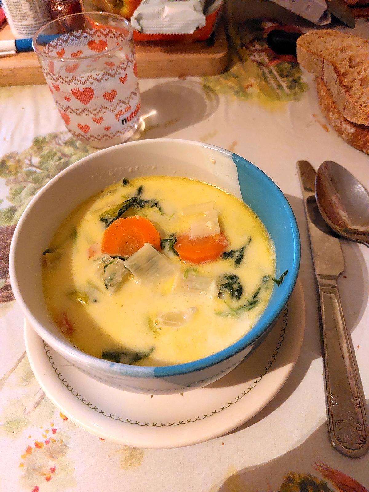 recette Soupe du chalet