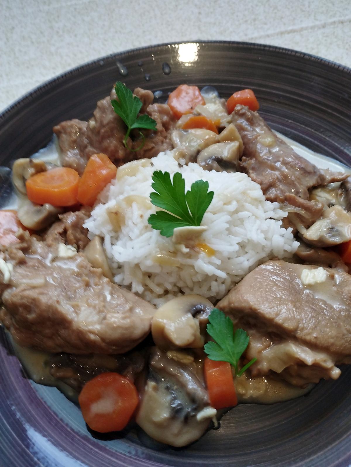 recette sauté de veau au mont d'or au cookéo