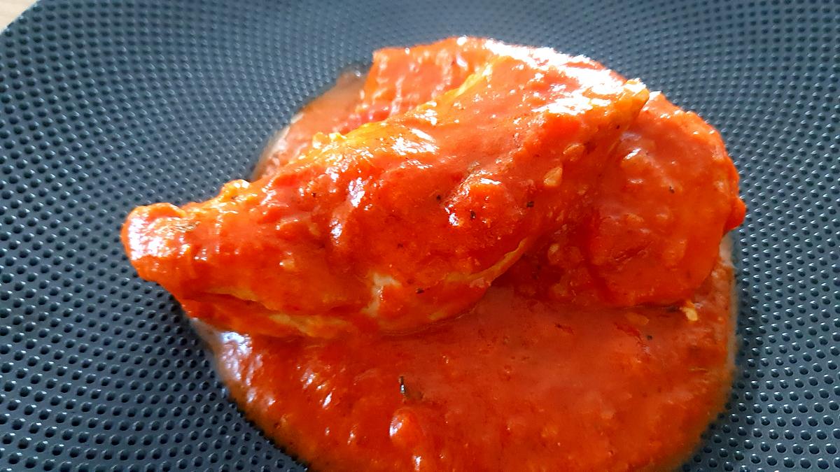 recette Filets de volaille à la sauce tomate