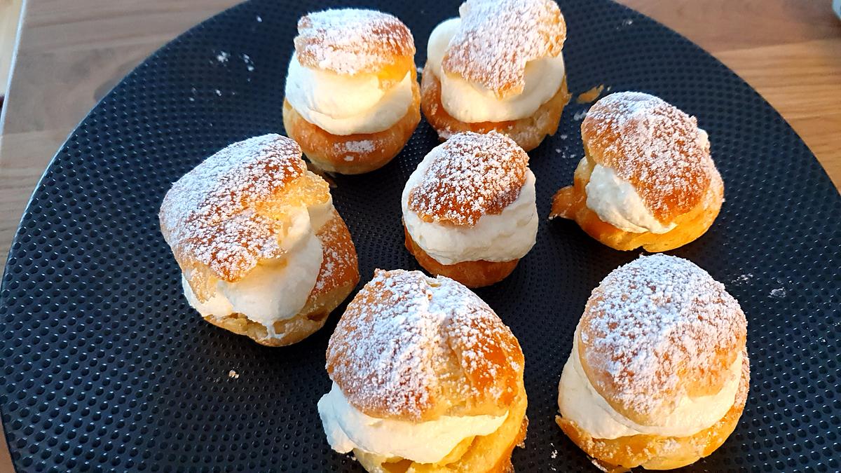 recette Petits choux à la crème chantilly (inspiré par le chef Philippe Etchebest)