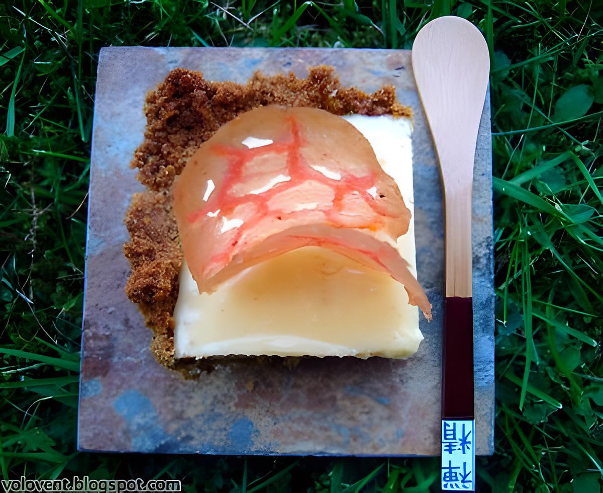 recette Fondants à la lime, pistaches et tuiles craquantes aux fraises