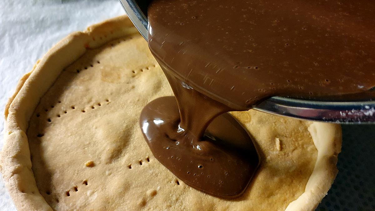 recette Tarte pralinoise (chocolat au praliné)