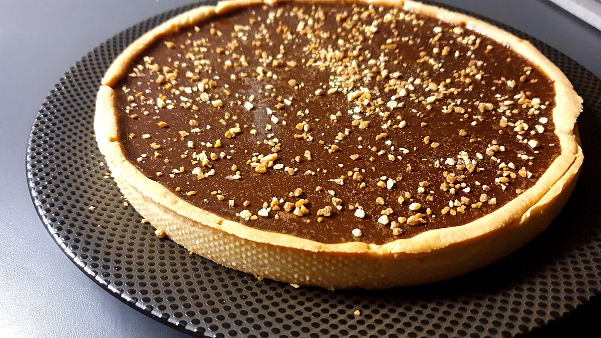recette Tarte pralinoise (chocolat au praliné)