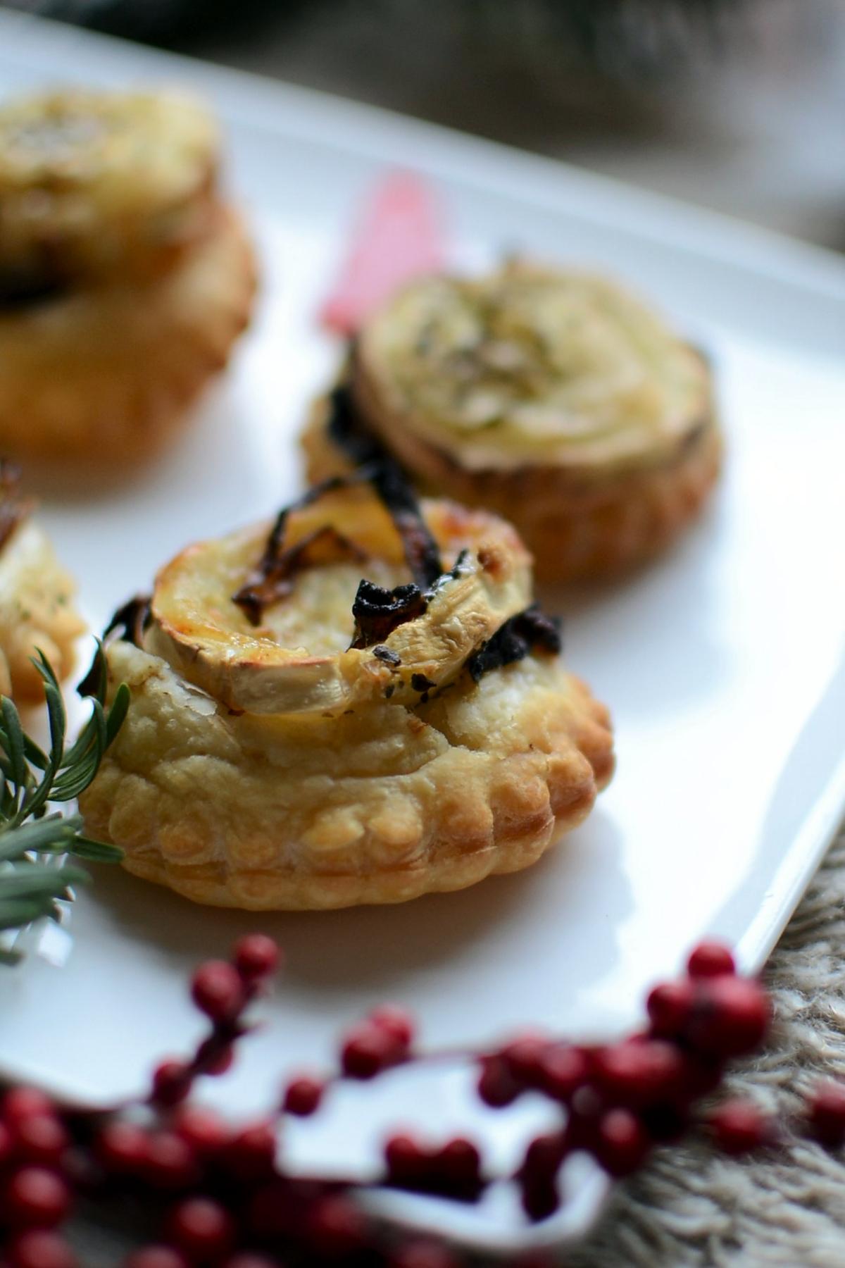 recette Feuilletés oignon fromage de chèvre